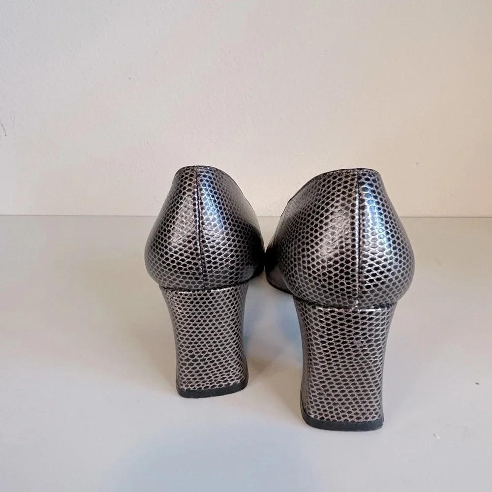 Vintage Metallic Stuart Weitzman Heels